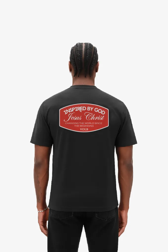 Camiseta Relaxed Fit Jesus Christ – Changing the world since the beginning