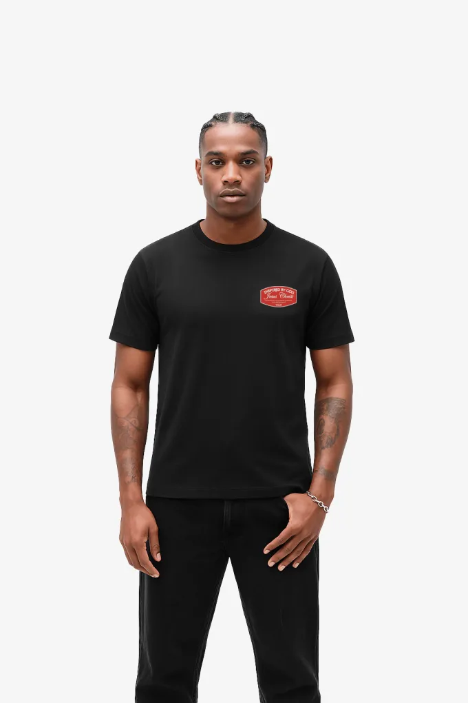 Camiseta Relaxed Fit Jesus Christ – Changing the world since the beginning
