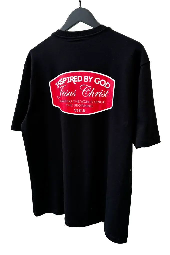 Camiseta Relaxed Fit Jesus Christ – Changing the world since the beginning